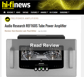 Audio Research Ref160s Review